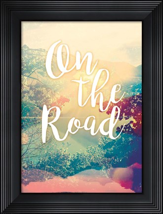 Framed On the Road Print