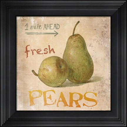 Framed Pear Print