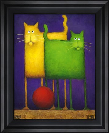 Framed Double Trouble I Print