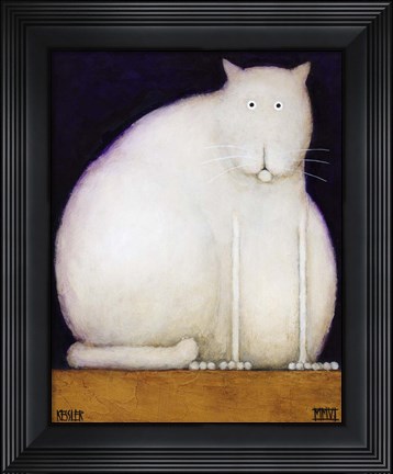 Framed Fat Cat Print