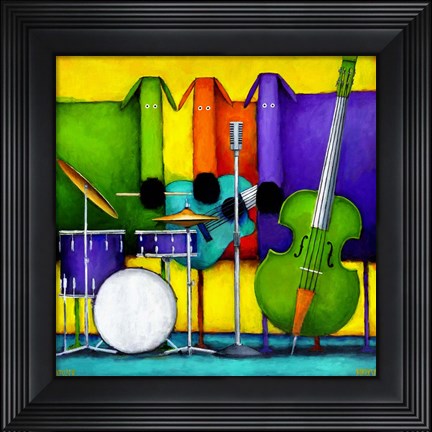 Framed Jam Dogs Print