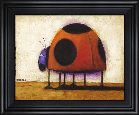 Framed Ladybug Print