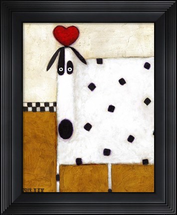 Framed Love Dog Print