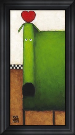 Framed Love Dog II Print