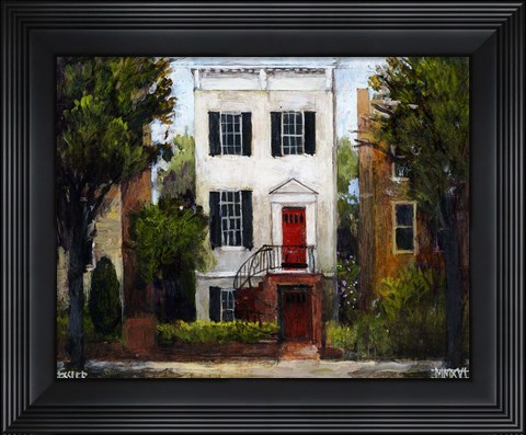 Framed Sousa House, Capitol Hill Print