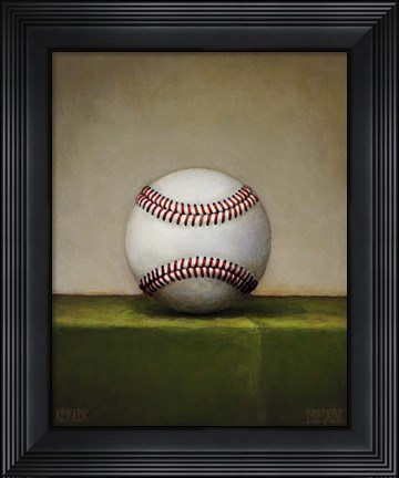 Framed Baseball Print