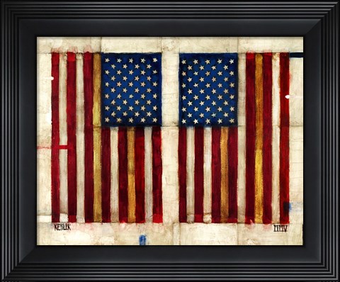 Framed Flag Day Print