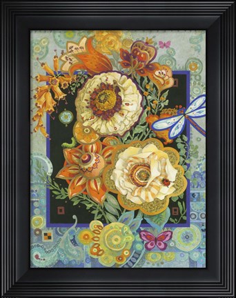 Framed Floral Fiesta Print