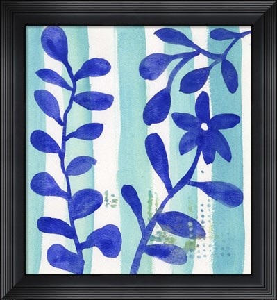 Framed Talavera Blu Print