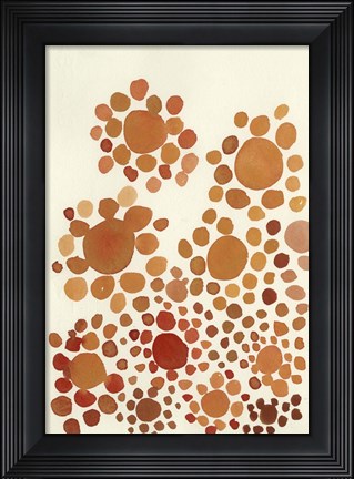 Framed Terracota Petals no 2 Print