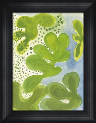 Framed Green Lagoon Print