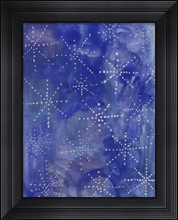 Framed Noche Azul Print