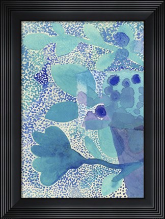 Framed Jardin du Mer Print