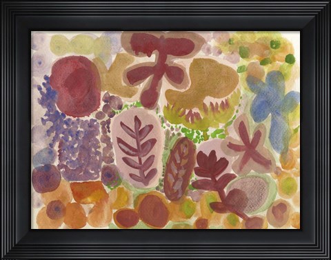 Framed Garden of Pink Print