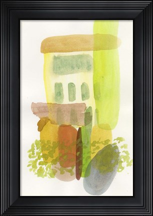 Framed Garden of Yellow Print