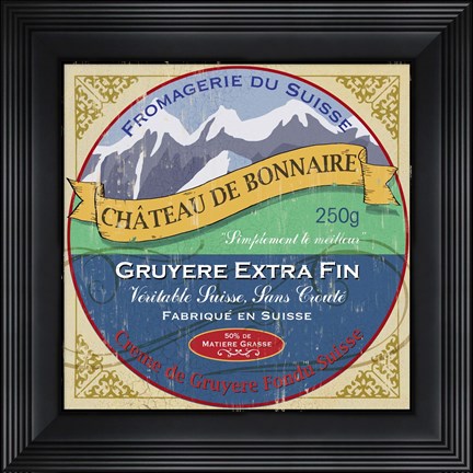 Framed Cheese I Print