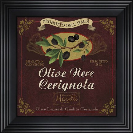 Framed Olives Print