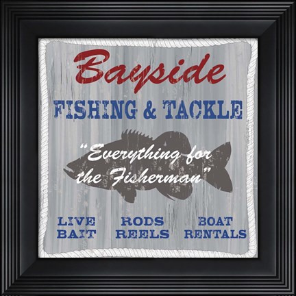 Framed Bayside Print