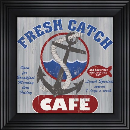 Framed Fresh Catch Print
