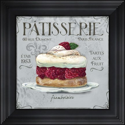 Framed Patisserie 1 Print