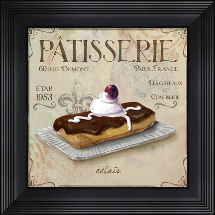 Framed Patisserie 3 Print