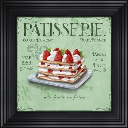 Framed Patisserie 5 Print