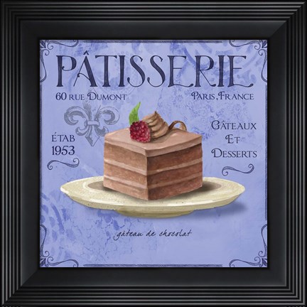 Framed Patisserie 6 Print