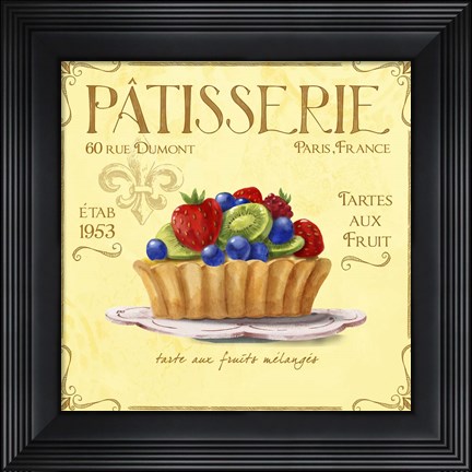 Framed Patisserie 7 Print
