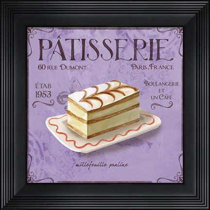 Framed Patisserie 8 Print