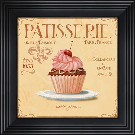 Framed Patisserie 10 Print