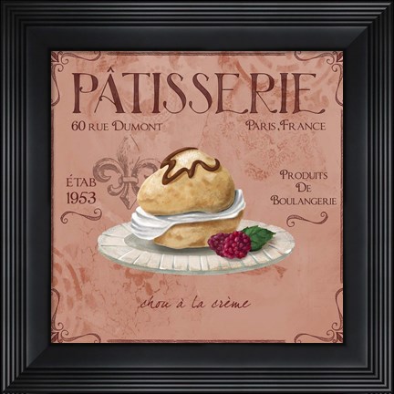 Framed Patisserie 11 Print