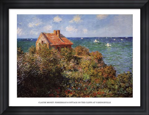 Framed Fisherman&#39;s Cottage Print