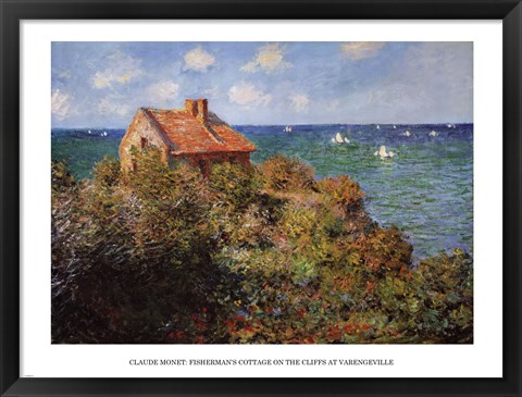 Framed Fisherman&#39;s Cottage Print