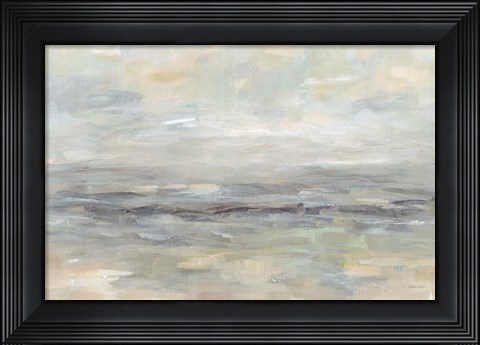 Framed Stormy Grey Landscape Print