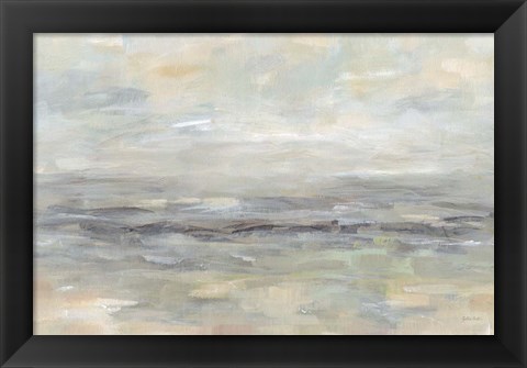Framed Stormy Grey Landscape Print