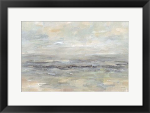 Framed Stormy Grey Landscape Print