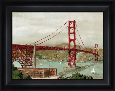 Framed Golden Gate Bridge Print