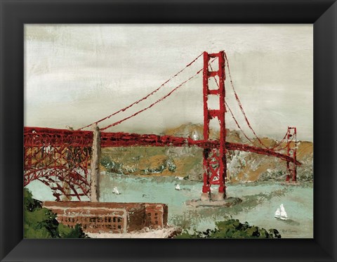 Framed Golden Gate Bridge Print