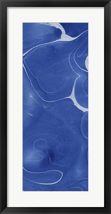 Framed Blue Marble Panel Trio II Print
