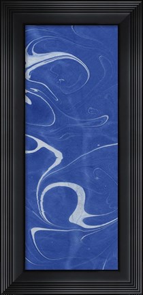 Framed Blue Marble Panel Trio III Print