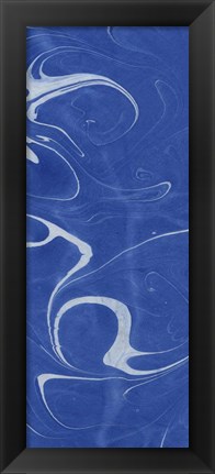 Framed Blue Marble Panel Trio III Print