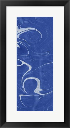 Framed Blue Marble Panel Trio III Print