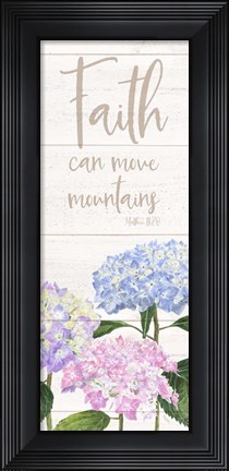 Framed Abundant Blooms Panel I Print