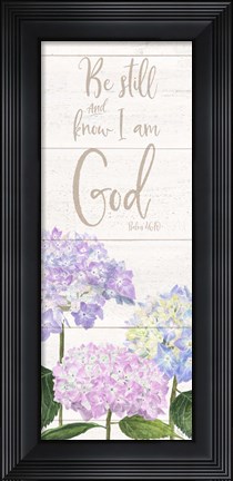 Framed Abundant Blooms Panel II Print