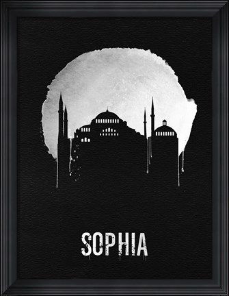 Framed Sophia Landmark Black Print
