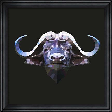 Framed Bull Print
