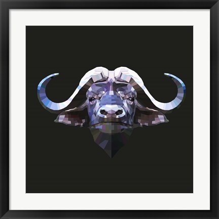 Framed Bull Print