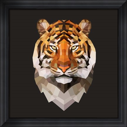 Framed Tiger Print