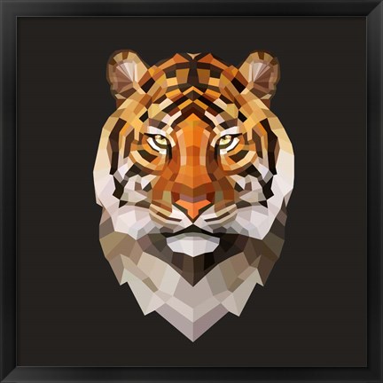 Framed Tiger Print