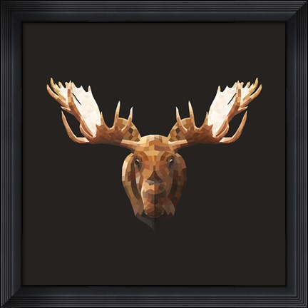 Framed Moose Print